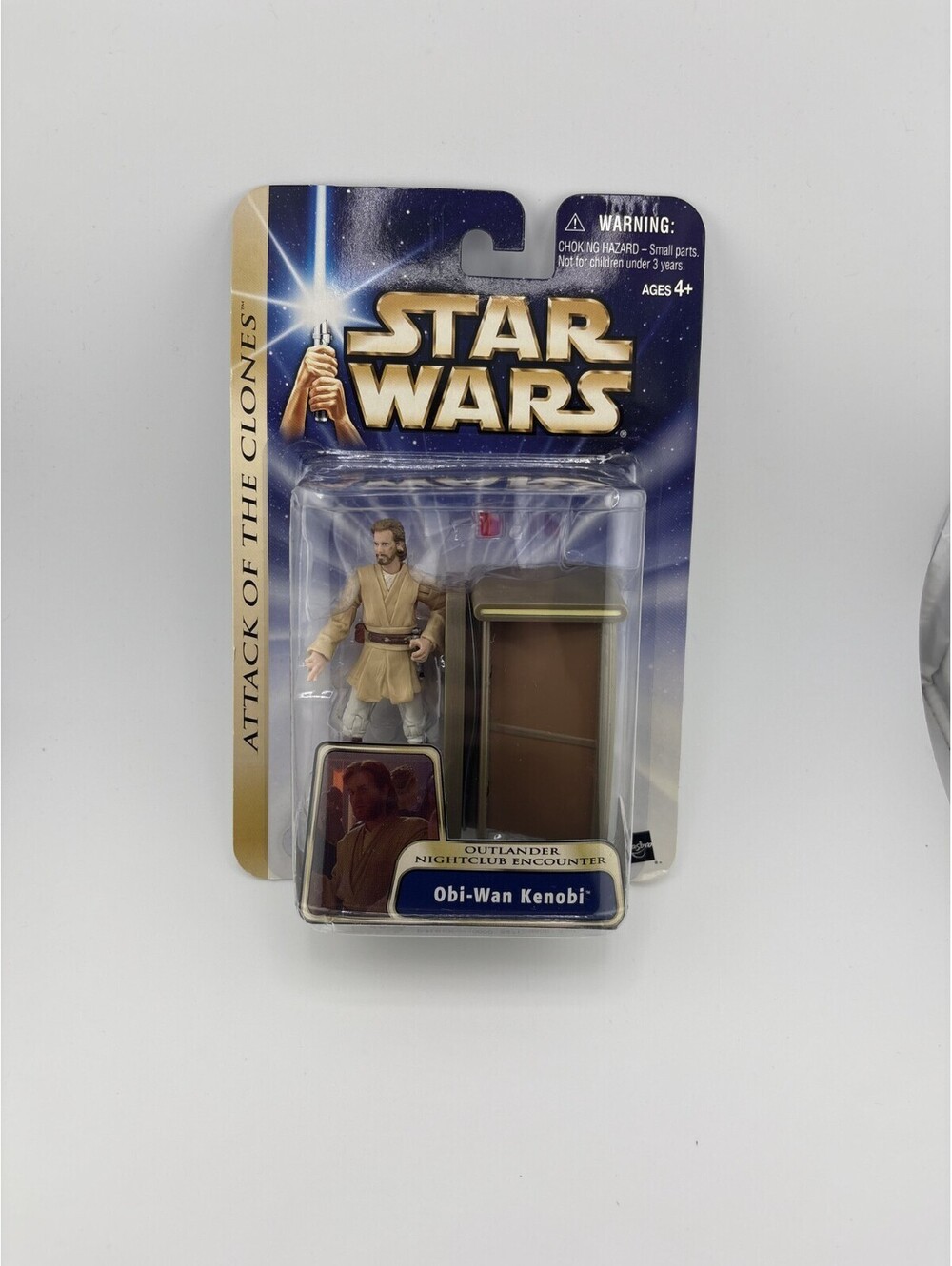 Obi-Wan Kenobi Figure Hasbro Star Wars AOTC 3.75 Inch Lightsaber Boxed